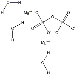 Magnesium diphosphate trihydrate 结构式