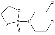 2-[Bis(2-chloroethyl)amino]-1,3,2-oxathiaphospholane-2-oxide 结构式