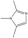 1,2-Dimethyl-5-iodo-1H-imidazole 结构式