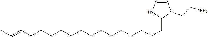 1-(2-Aminoethyl)-2-(15-heptadecenyl)-4-imidazoline 结构式