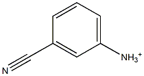 m-Cyanobenzenaminium 结构式