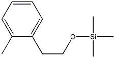 1-[2-(Trimethylsilyloxy)ethyl]-2-methylbenzene 结构式