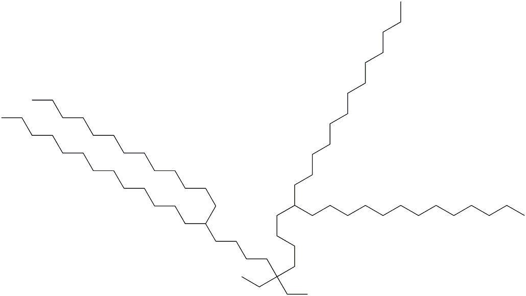 14,24-Ditridecyl-19,19-diethylheptatriacontane 结构式