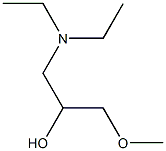 1-Diethylamino-3-methoxy-2-propanol 结构式