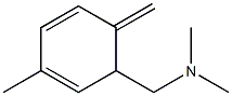 3-Methyl-N,N-dimethyl-6-methylene-2,4-cyclohexadiene-1-methanamine 结构式