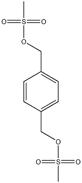 1,4-Benzenebis(methanol methanesulfonate) 结构式