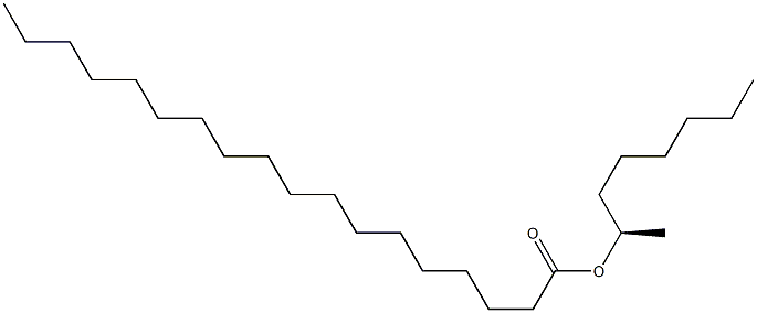 (-)-Stearic acid (R)-1-methylheptyl ester 结构式