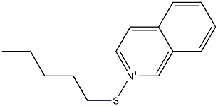 2-Pentylthioisoquinolinium 结构式