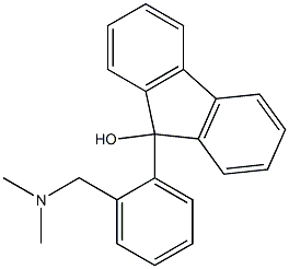 9-[2-[(Dimethylamino)methyl]phenyl]-9H-fluoren-9-ol 结构式