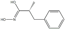[R,(-)]-2-Methyl-3-phenylpropanehydroximic acid 结构式