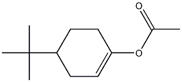 Acetic acid 4-tert-butyl-1-cyclohexenyl ester 结构式