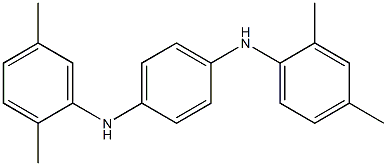 N-(2,4-Dimethylphenyl)-N'-(2,5-dimethylphenyl)-p-phenylenediamine 结构式