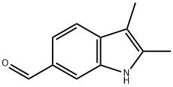 2,3-Dimethyl-1H-indole-6-carbaldehyde 结构式
