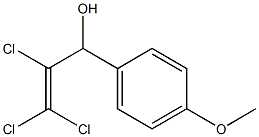 1-(4-Methoxyphenyl)-2,3,3-trichloro-2-propen-1-ol 结构式