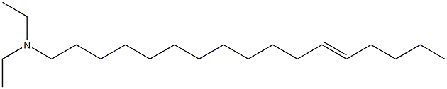 N,N-Diethyl-12-heptadecen-1-amine 结构式