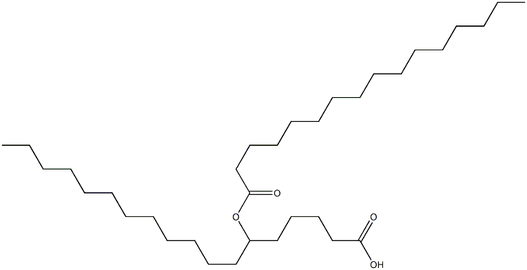 6-Palmitoyloxystearic acid 结构式