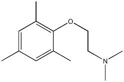 N,N-Dimethyl-2-(2,4,6-trimethylphenoxy)ethanamine 结构式