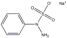 1-Phenylhydrazine-1-sulfonic acid sodium salt 结构式