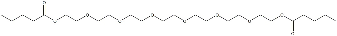 2,2'-[1,2-Ethanediylbis[oxy(2,1-ethanediyl)oxy(2,1-ethanediyl)oxy]]bis(ethanol valerate) 结构式