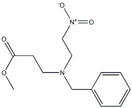 3-[Benzyl(2-nitroethyl)amino]propionic acid methyl ester 结构式