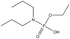 N,N-Dipropylamidophosphoric acid hydrogen ethyl ester 结构式