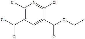 2,6-Dichloro-5-(dichloromethyl)pyridine-3-carboxylic acid ethyl ester 结构式