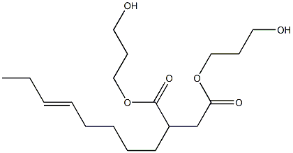 2-(5-Octenyl)succinic acid bis(3-hydroxypropyl) ester 结构式