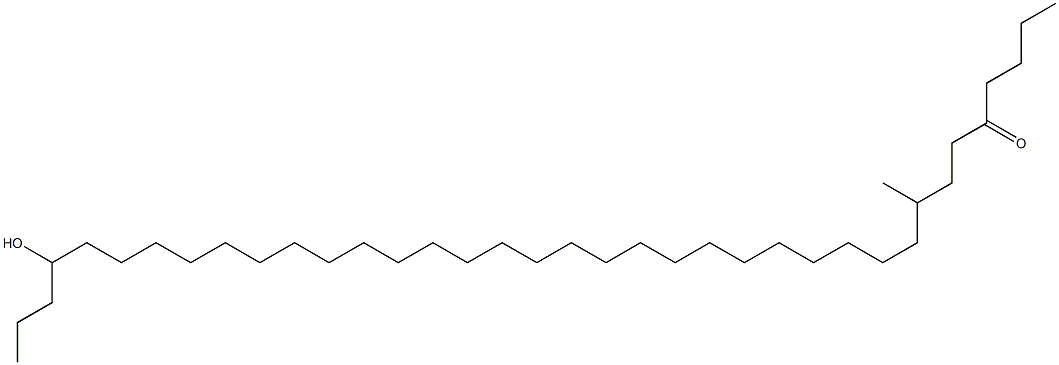 34-Hydroxy-8-methylheptatriacontan-5-one 结构式