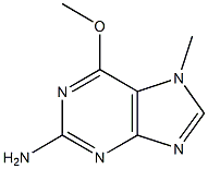 6-Methoxy-7-methyl-7H-purin-2-amine 结构式