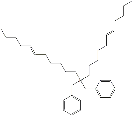 Di(6-undecenyl)dibenzylaminium 结构式