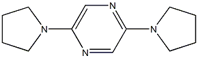 2,5-Di(pyrrolidin-1-yl)pyrazine 结构式
