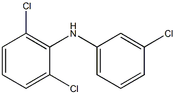 2,6-Dichlorophenyl 3-chlorophenylamine 结构式