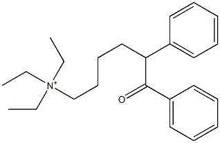 (5,6-Diphenyl-6-oxohexyl)triethylaminium 结构式