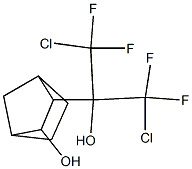 3-(1,3-Dichloro-2-hydroxy-1,1,3,3-tetrafluoropropan-2-yl)-2-norbornanol 结构式