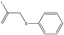 2-Iodo-3-phenylthio-1-propene 结构式