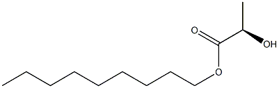 [R,(+)]-2-Hydroxypropionic acid nonyl ester 结构式