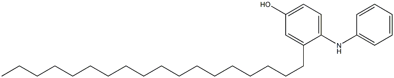 2-Octadecyl[iminobisbenzen]-4-ol 结构式