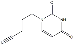 1-(3-Cyanopropyl)pyrimidine-2,4(1H,3H)-dione 结构式