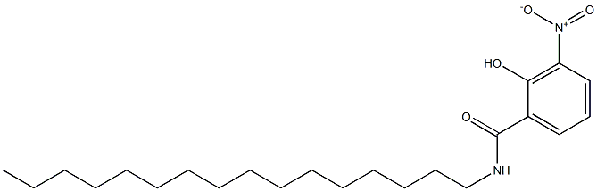 2-Hydroxy-3-nitro-N-hexadecylbenzamide 结构式