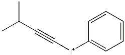 Phenyl(3-methyl-1-butynyl)iodonium 结构式