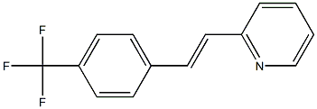 2-(4-(Trifluoromethyl)styryl)pyridine 结构式