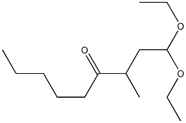 1,1-Diethoxy-3-methyl-4-nonanone 结构式