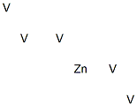 Pentavanadium zinc 结构式