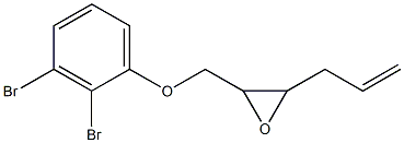 2,3-Dibromophenyl 3-allylglycidyl ether 结构式