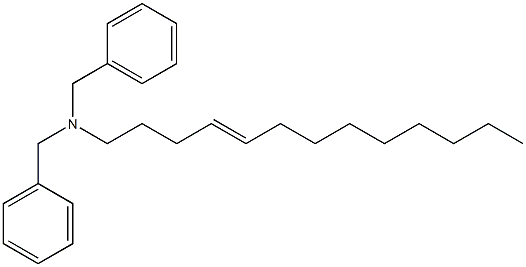 (4-Tridecenyl)dibenzylamine 结构式