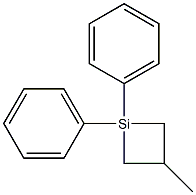 1,1-Diphenyl-3-methylsilacyclobutane 结构式