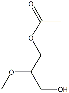 1-O-Acetyl-2-O-methyl-L-glycerol 结构式