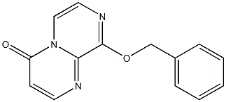 9-Benzyloxy-4H-pyrazino[1,2-a]pyrimidin-4-one 结构式