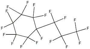 (Heptafluoropropyl)undecafluorocyclohexane 结构式