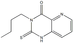 3-Butyl-1,2-dihydro-2-thioxopyrido[3,2-d]pyrimidin-4(3H)-one 结构式